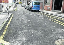 Estado de la calle Pasaje de Iruresoro, en Egia.