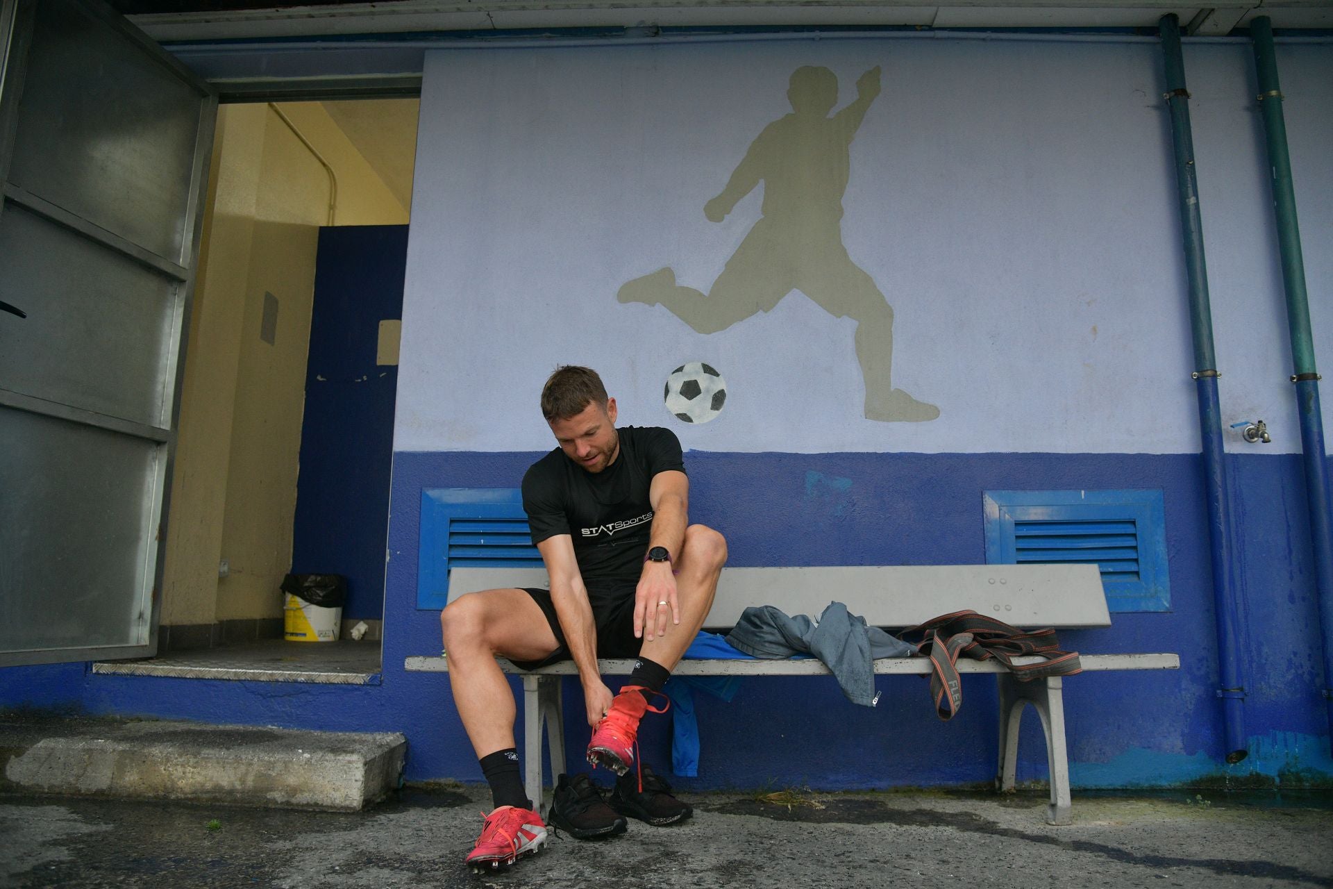 Illarramendi se entrena en el campo de San Miguel