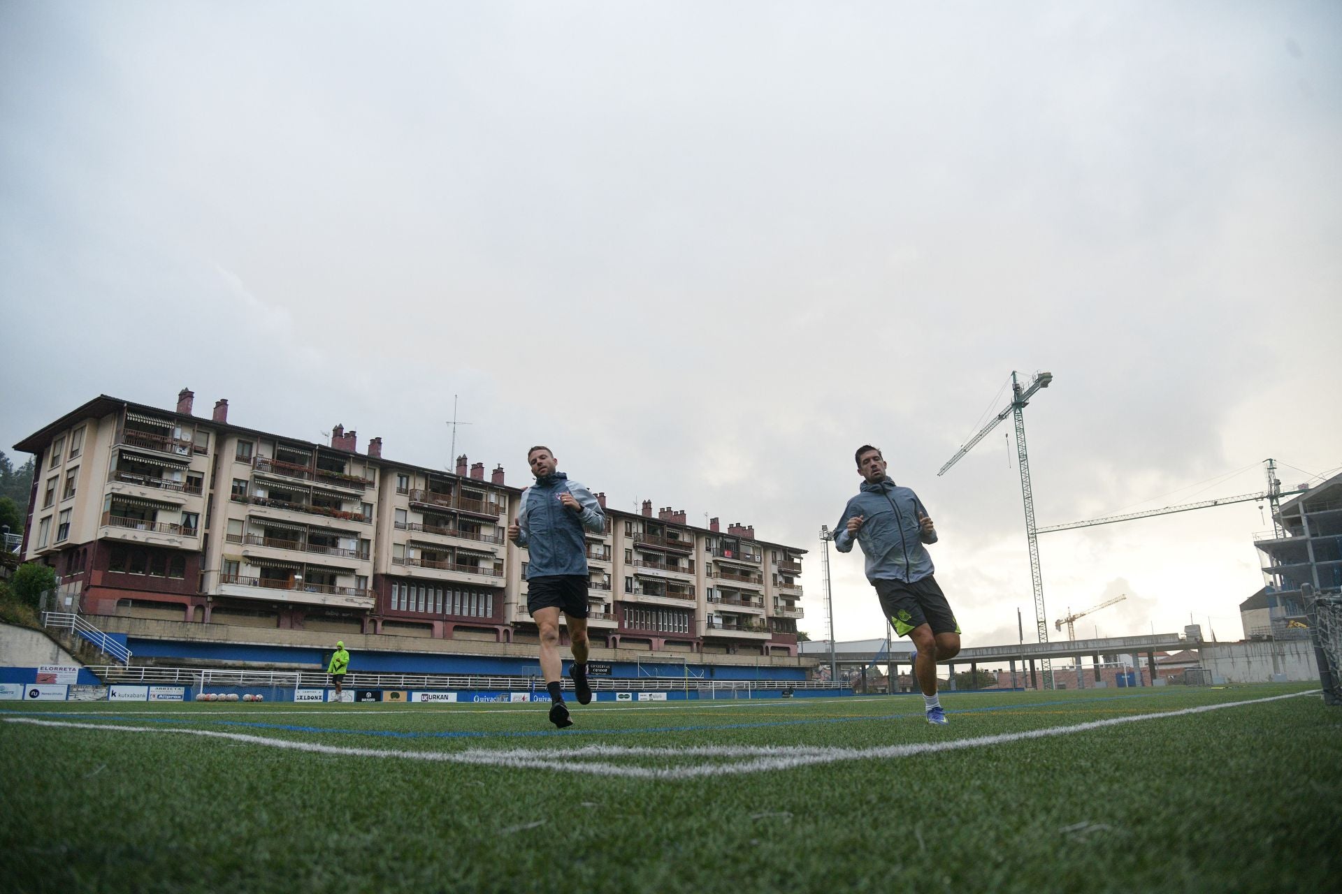 Illarramendi se entrena en el campo de San Miguel