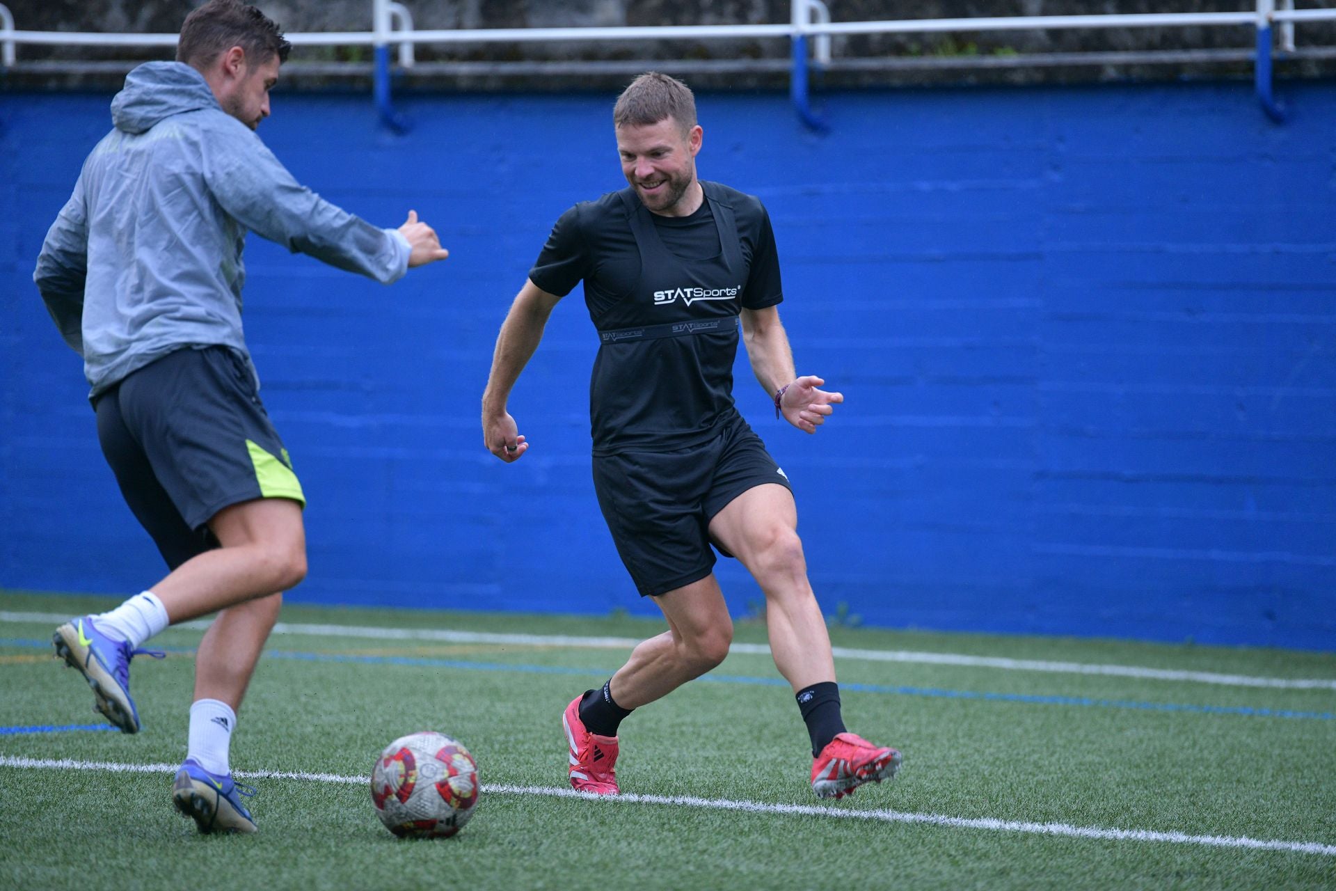 Illarramendi se entrena en el campo de San Miguel
