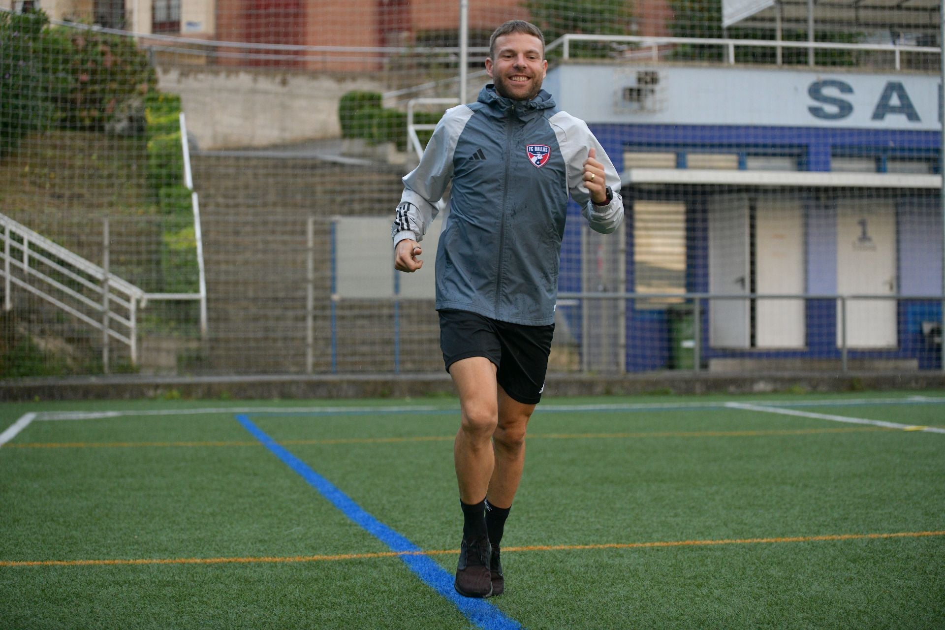 Illarramendi se entrena en el campo de San Miguel
