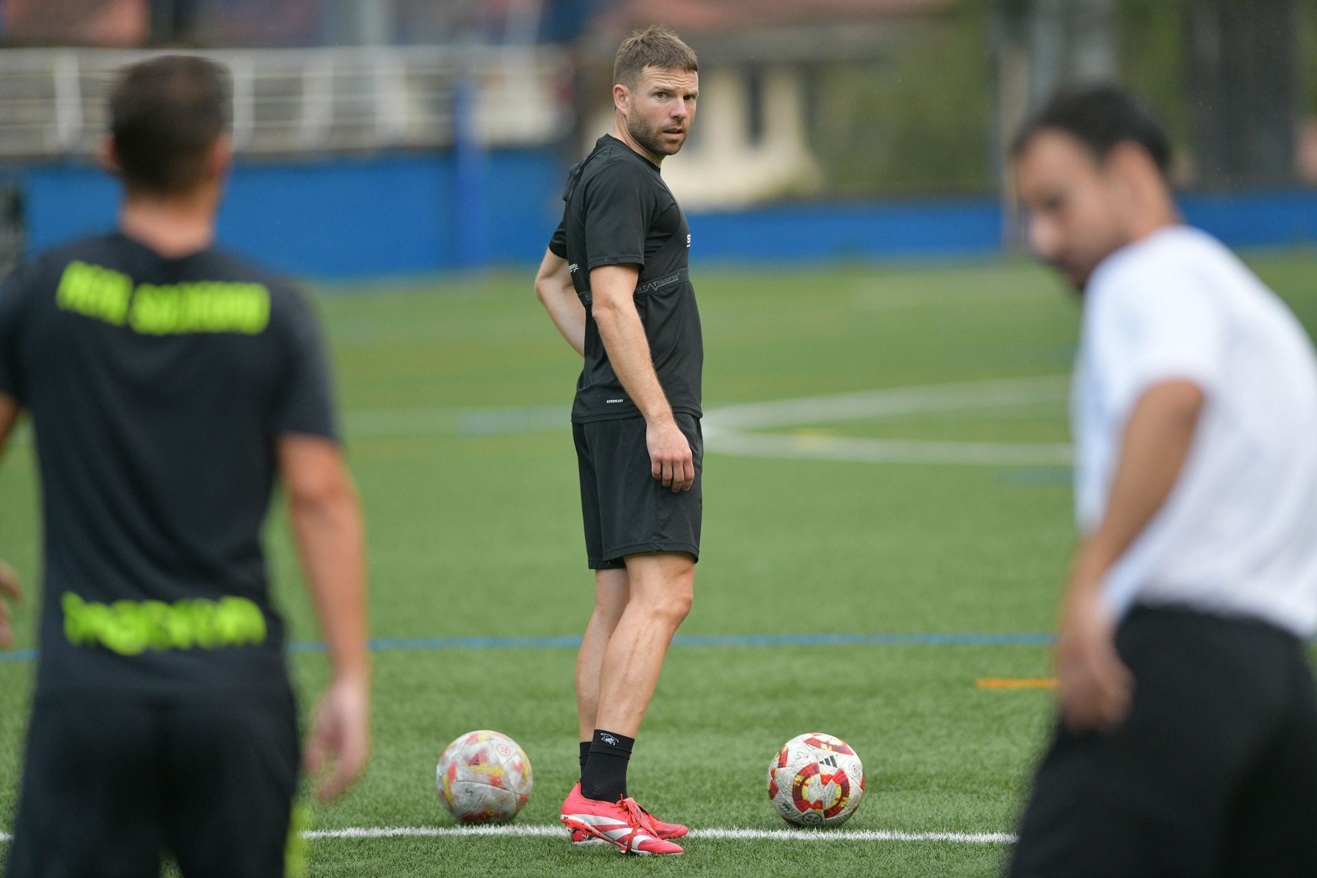 Illarramendi se entrena en el campo de San Miguel