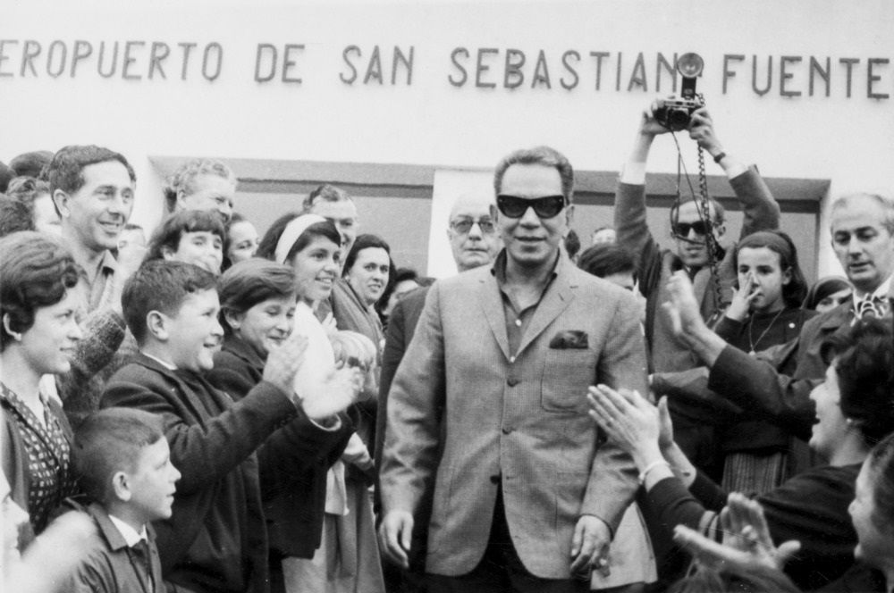 El actor mexicano Mario Moreno, más conocido como Cantinflas, en 1964.