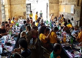 Comida popular del barrio Uribarri .