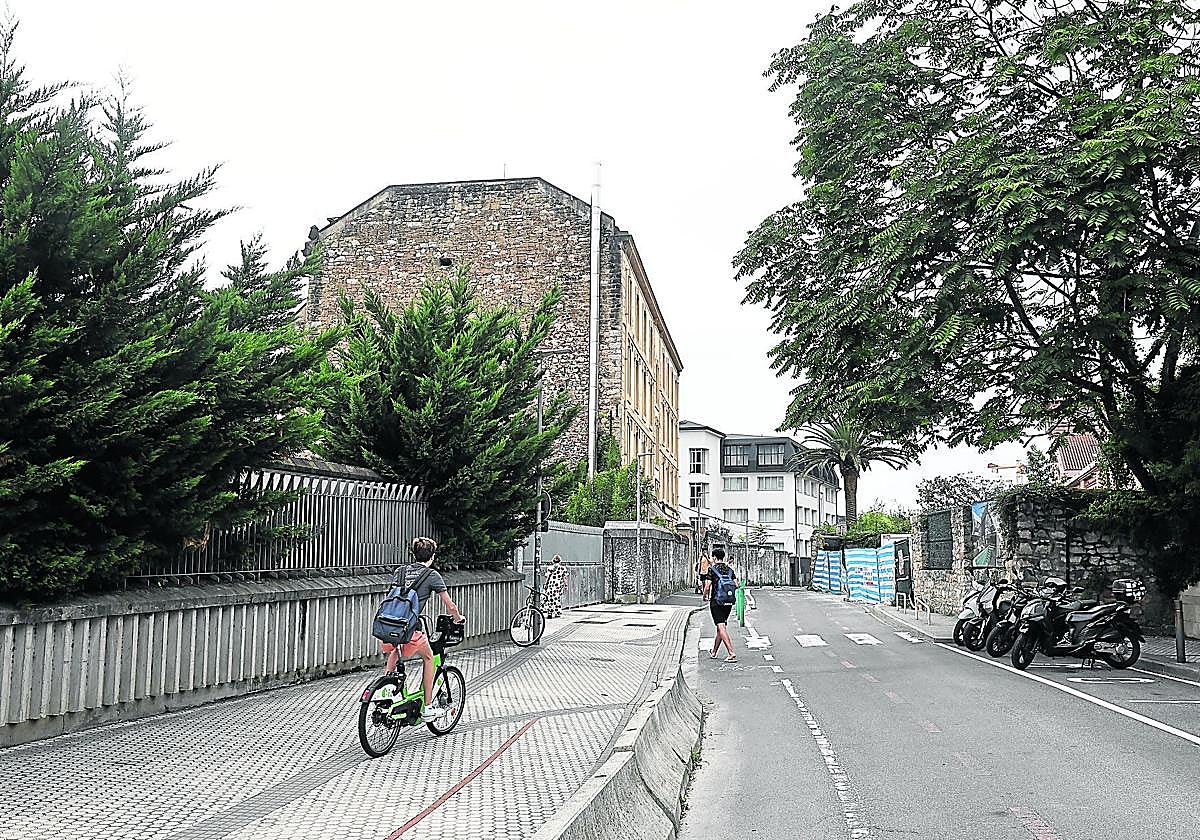 Las obras se acometerán en el entorno de la Calzada Vieja de Ategorrieta 28.