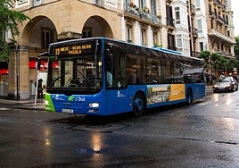 Línea 19 de Dbus por Donostia.