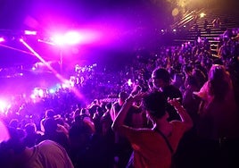 El anfiteatro de Miramon ha vivido una fiesta electrónica.