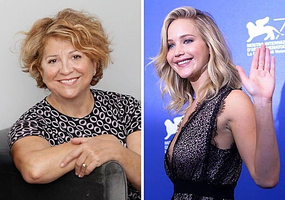 Esther García y Jennifer Lawrence, premiadas de este año.