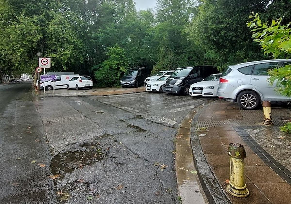 Imagen de la zona en la que se desarrollará la nueva zona comercial en las cercanías del campo de fútbol de Michelin.