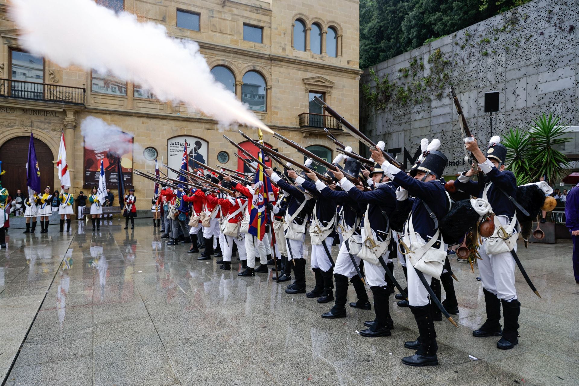 Batalla y apagón en Donostia