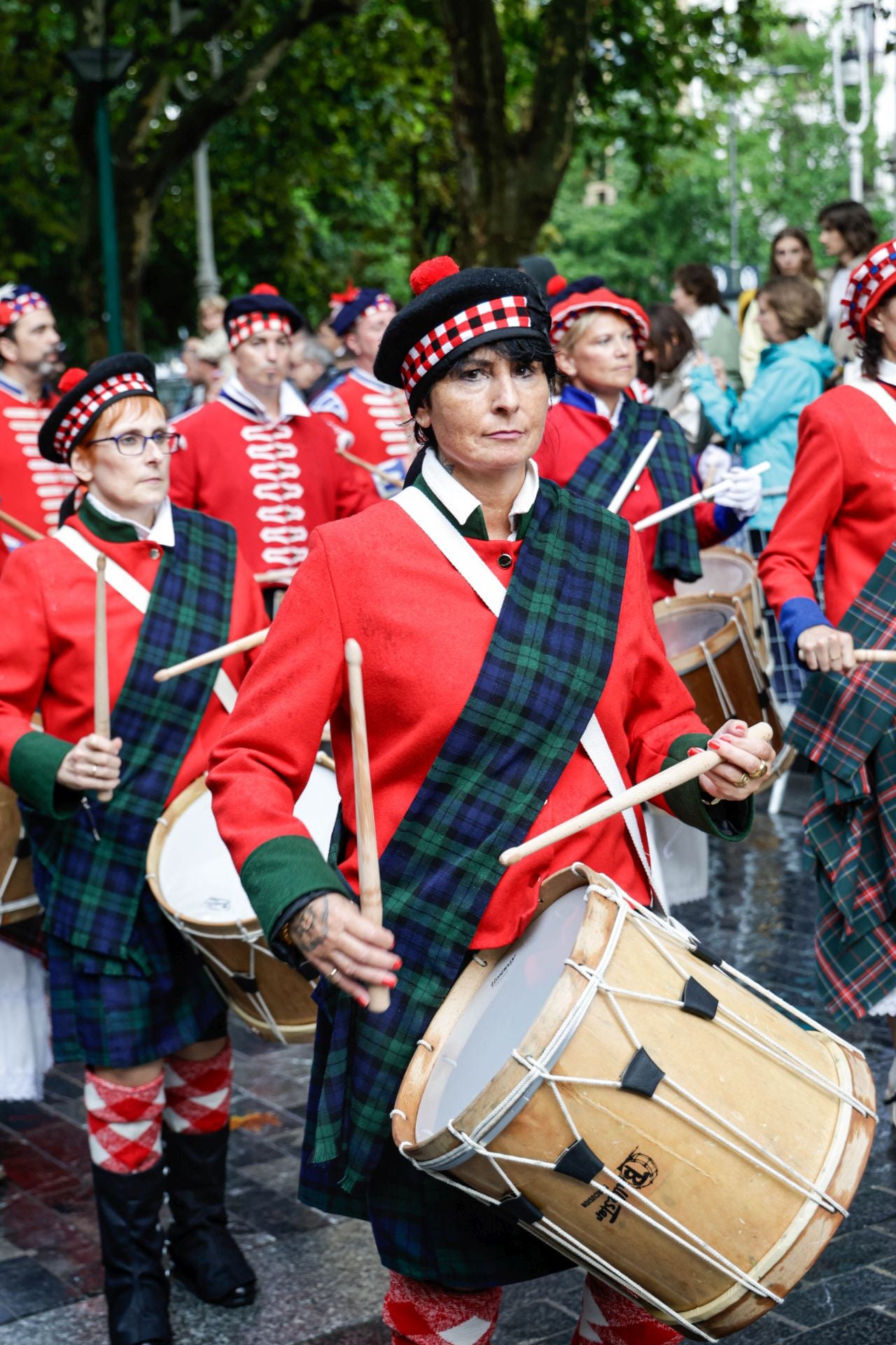 Batalla y apagón en Donostia