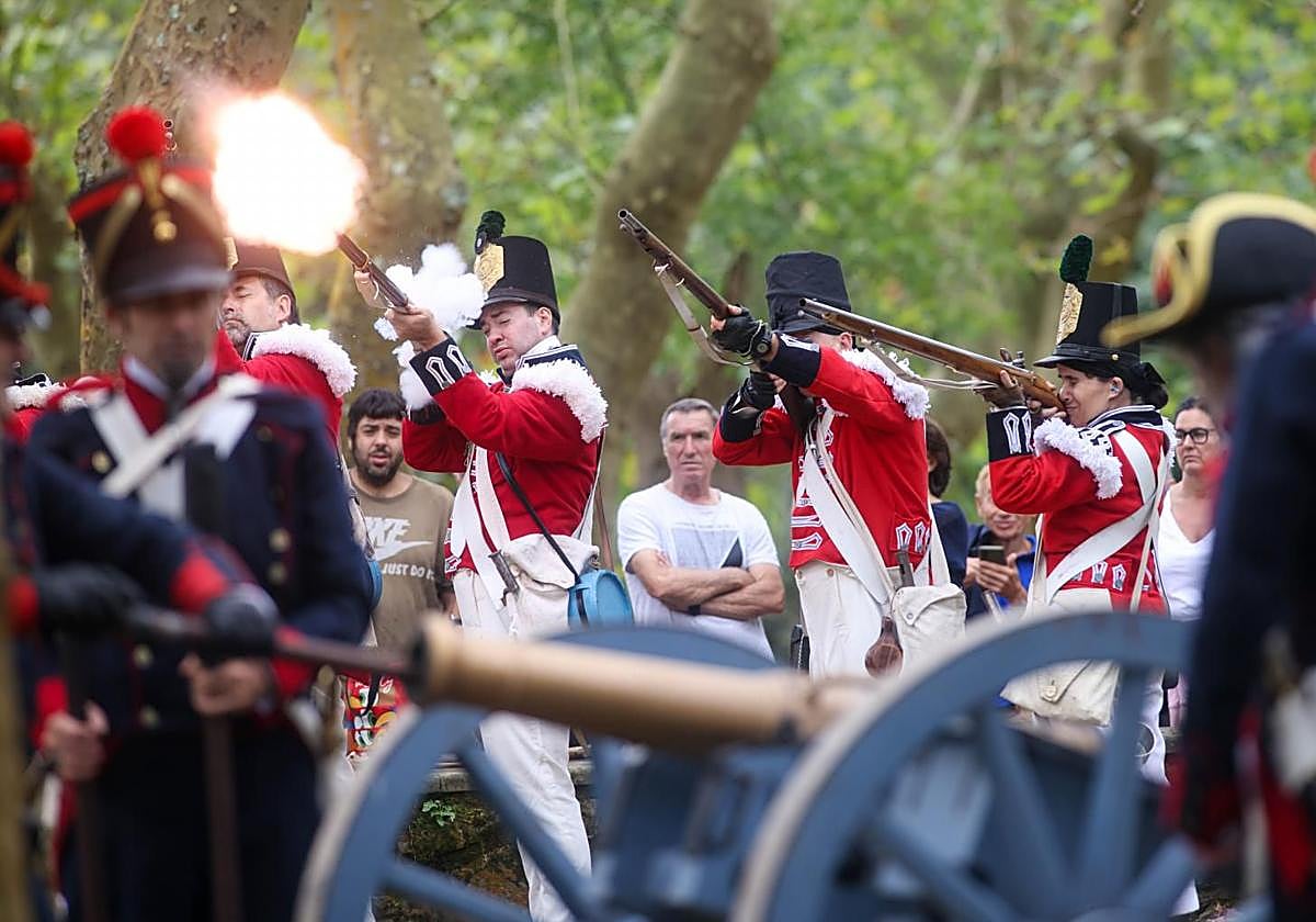 Con la victoria de los soldados irundarras sobre los franceses en el recuerdo