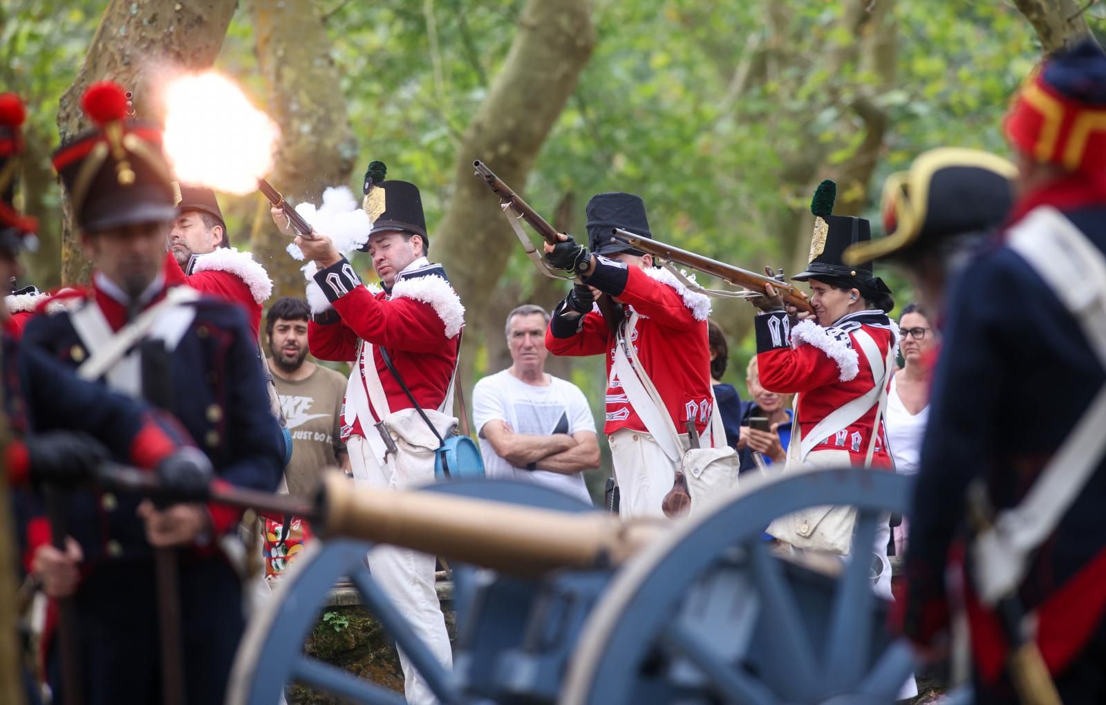 Con la victoria de los soldados irundarras sobre los franceses en el recuerdo