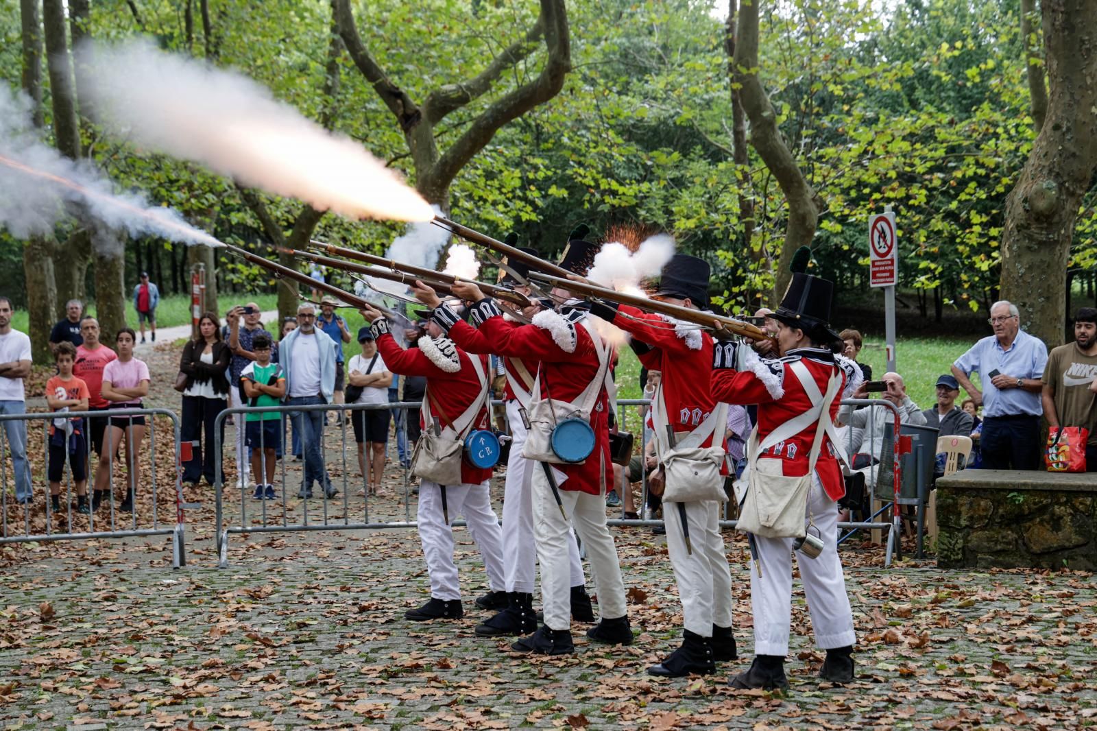Con la victoria de los soldados irundarras sobre los franceses en el recuerdo