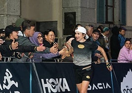 Maite Maiora Ultra-Trail du Mont Blanc lasterketa amaitu zuen unea.