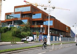 El edificio GOe del Basque Culinary Center afronta ya la fase final de la obra.