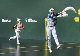 Partido entre Barrenetxea y Ansa.