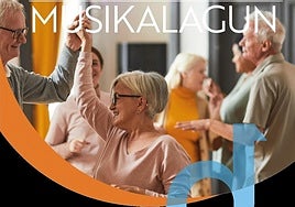 Gorputza mugitzeko eta musikan trebatzeko jarduerak izango dira. Argazkian, egitasmoaren kartela.