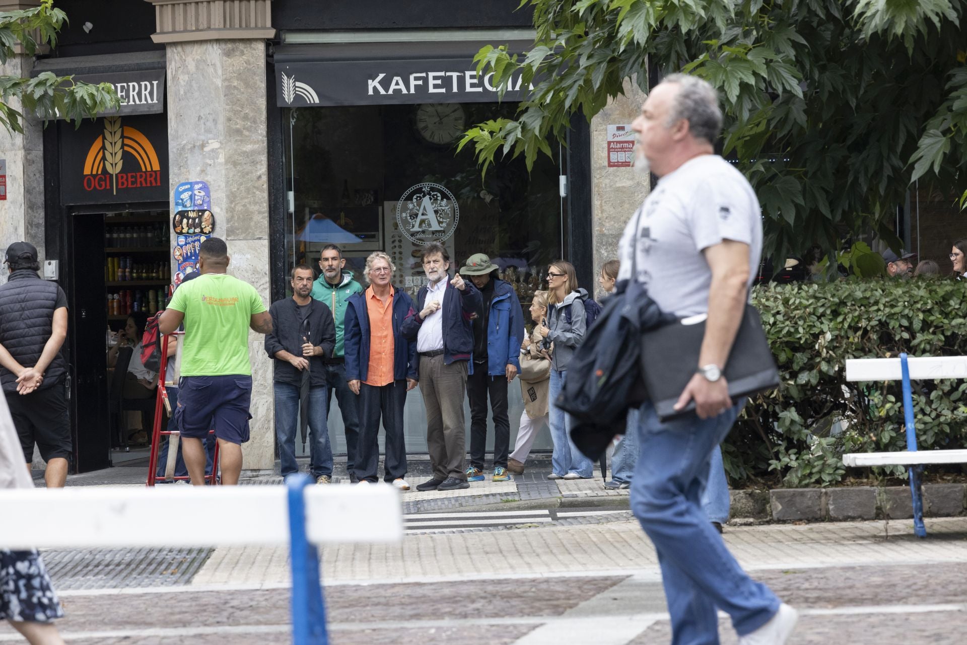Rodaje de la nueva película de Nanni Moretti en Donostia
