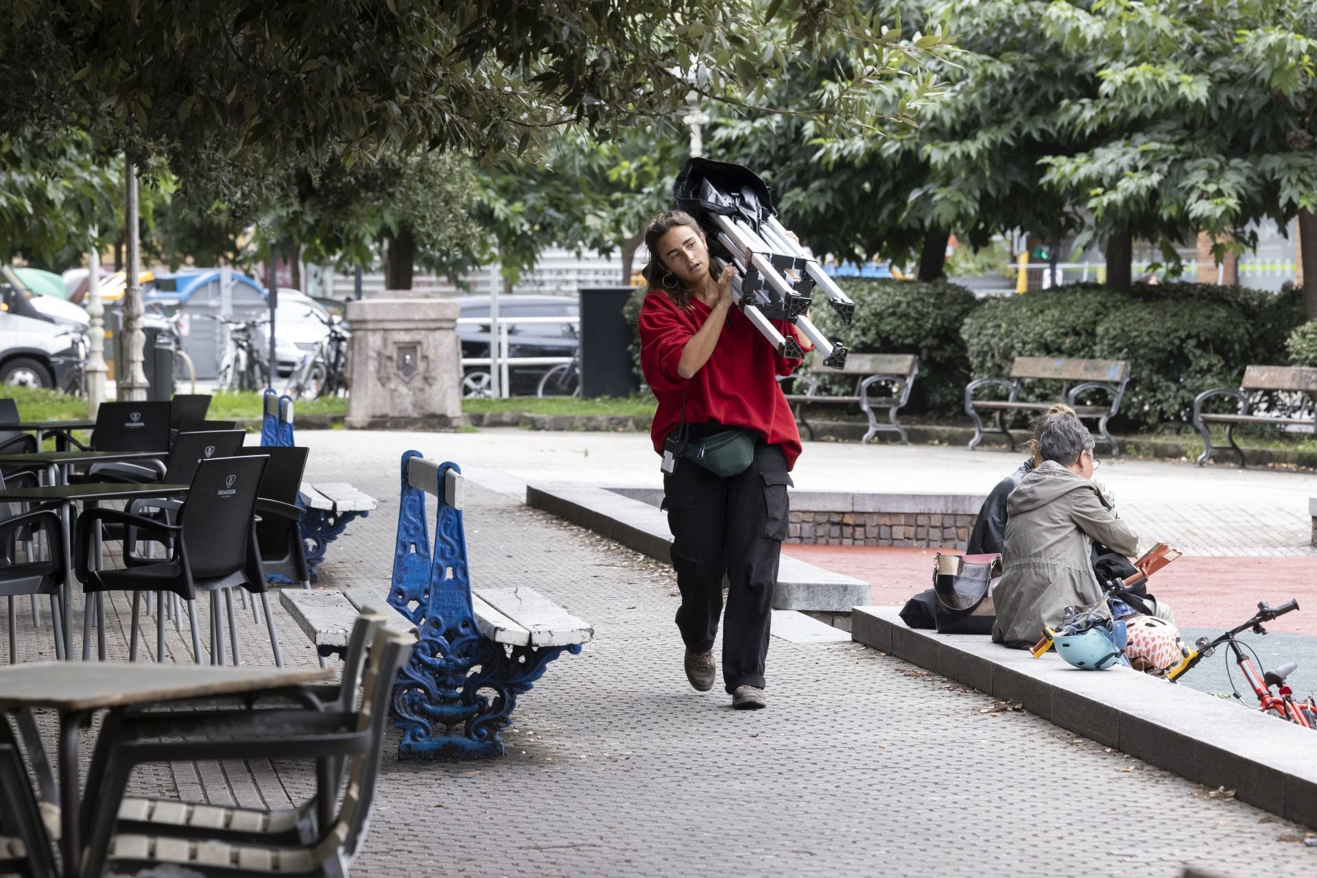 Rodaje de la nueva película de Nanni Moretti en Donostia