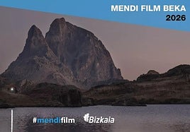 Cartel anunciador del Mendi Film Beka del próximo año.