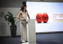 La ministra de Igualdad, Ana Redondo, presenta una campaña institucional sobre masculinidades en el Ministerio de Igualdad.