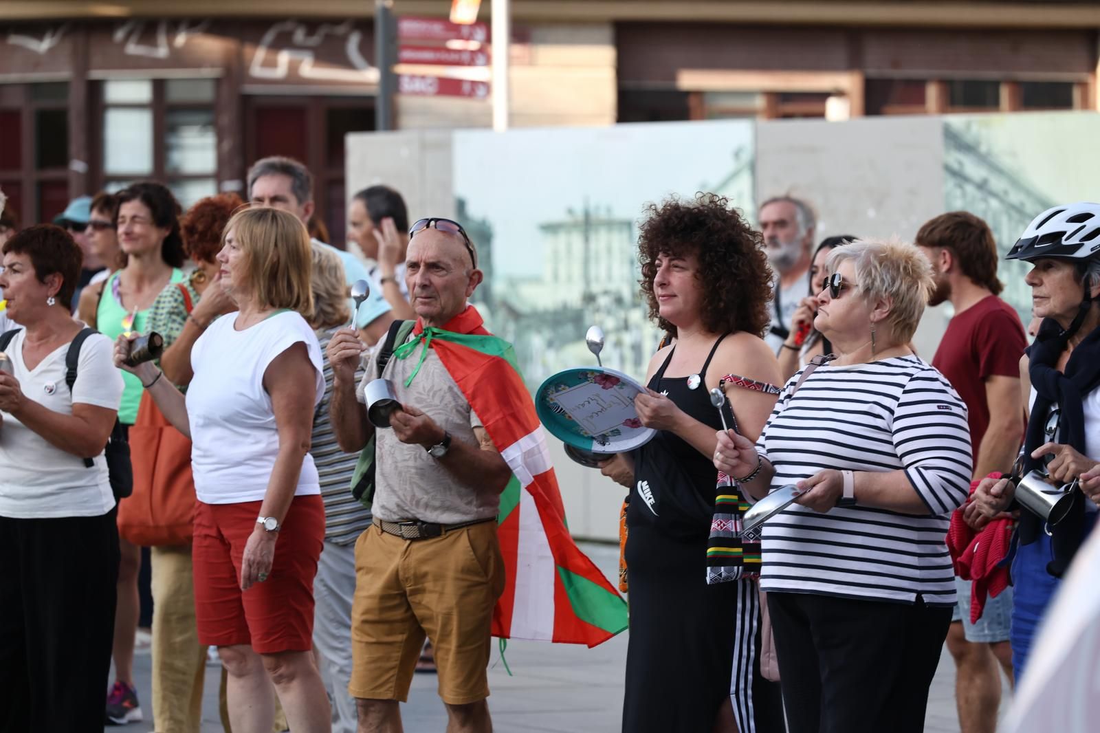 Gipuzkoa &#039;retumba&#039; contra la guerra en Gaza