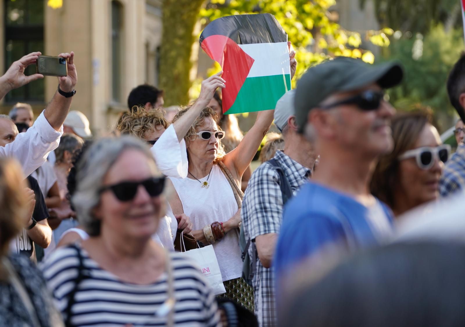 Gipuzkoa &#039;retumba&#039; contra la guerra en Gaza
