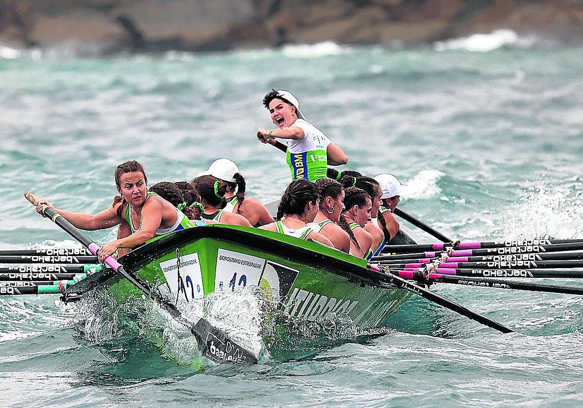 Hondarribia demostró estar a la altura en La Concha.