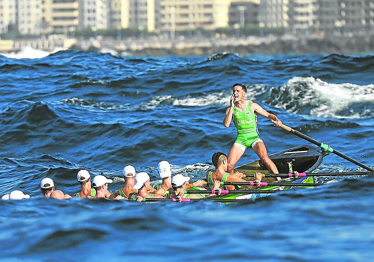 La 'Ama Guadalupekoa' en una espectacular imagen del pasado jueves.