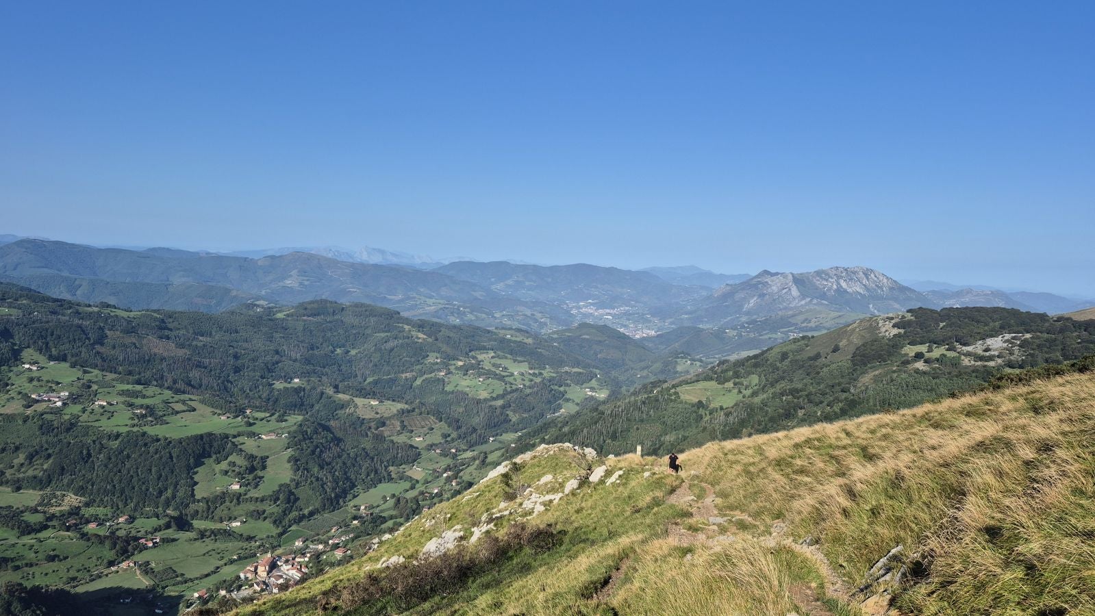 Hernio, panorámica perfecta de los montes de Gipuzkoa