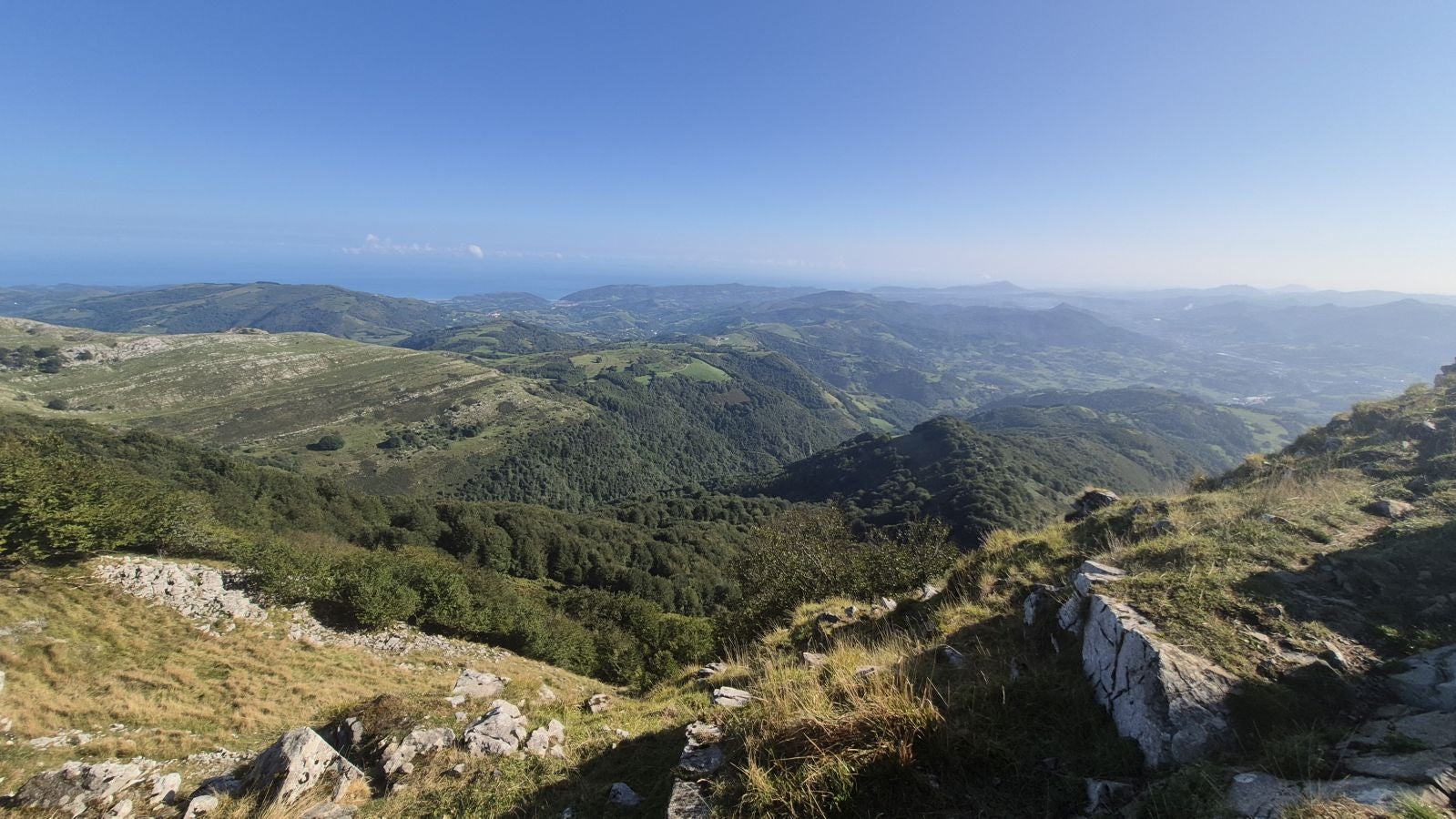 Hernio, panorámica perfecta de los montes de Gipuzkoa