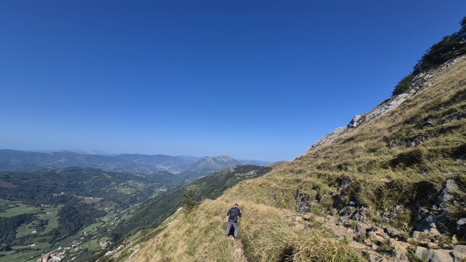 Hernio, panorámica perfecta de los montes de Gipuzkoa