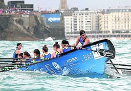 Tolosaldea mostró sus credenciales en La Concha.