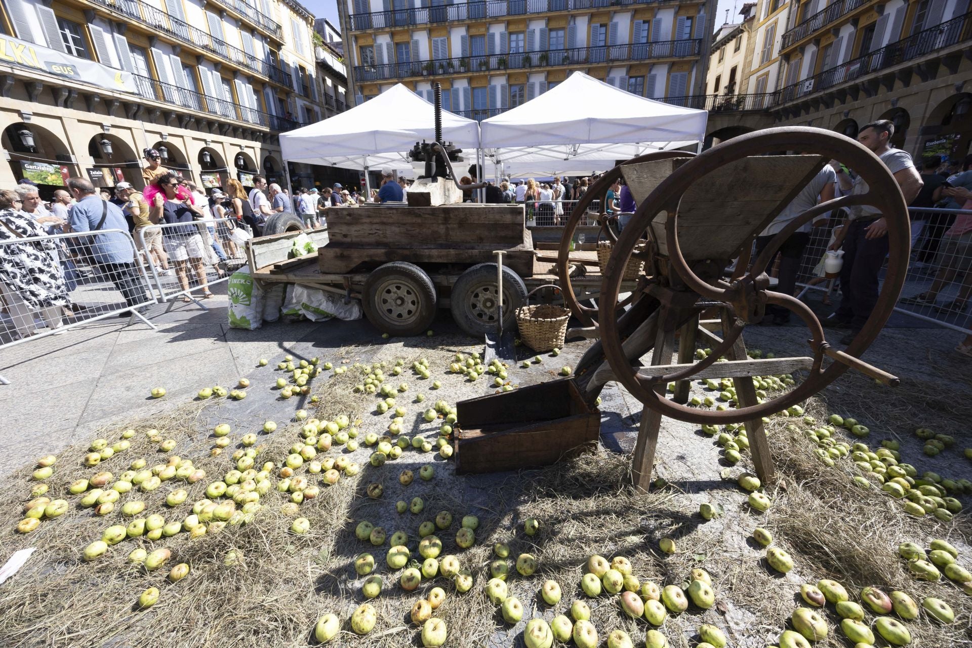 Sagardoa eta tomateak, Euskal Jaietako protagonistak