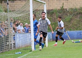 Unai García, remató entrando por el segundo palo un centro raso de Telle para firmar el primer gol del Real Unión esta temporada.