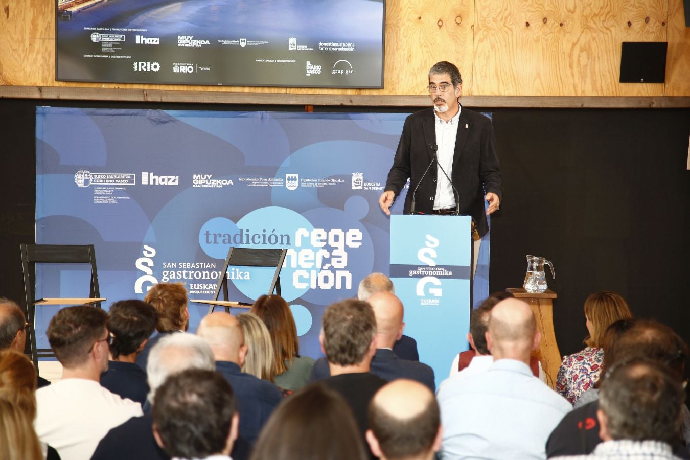 Eneko Goia, durante su intervención.