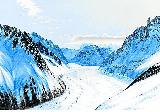 Uno de los miles de dibujos que el pintor realizó para el cortometraje.