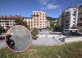 Plaza Benta Berri de San Sebastián.