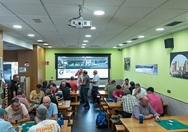 La sede social está acogiendo diversos campeonatos estos días, entre ellos, el de mus.