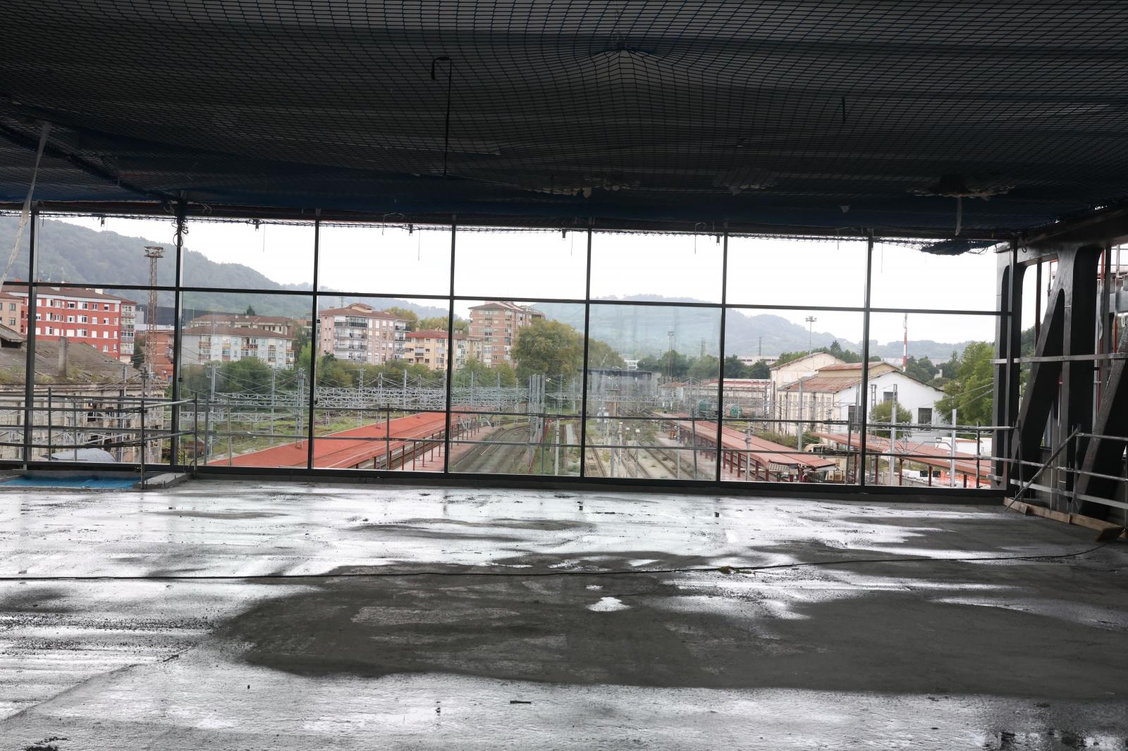 Visita a las obras de la estación de Irun