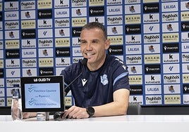 Sergio, en una rueda de prensa