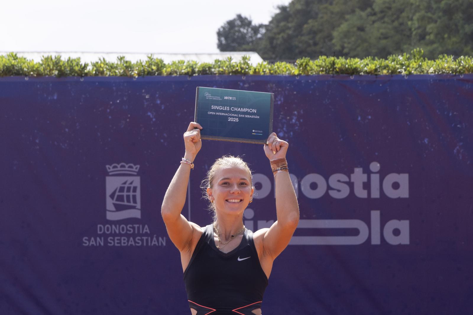 Gran ambiente en la final del torneo WTA de Donostia