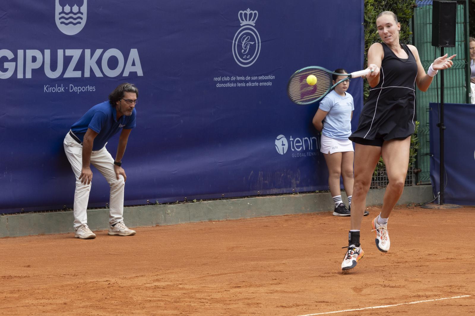 Gran ambiente en la final del torneo WTA de Donostia