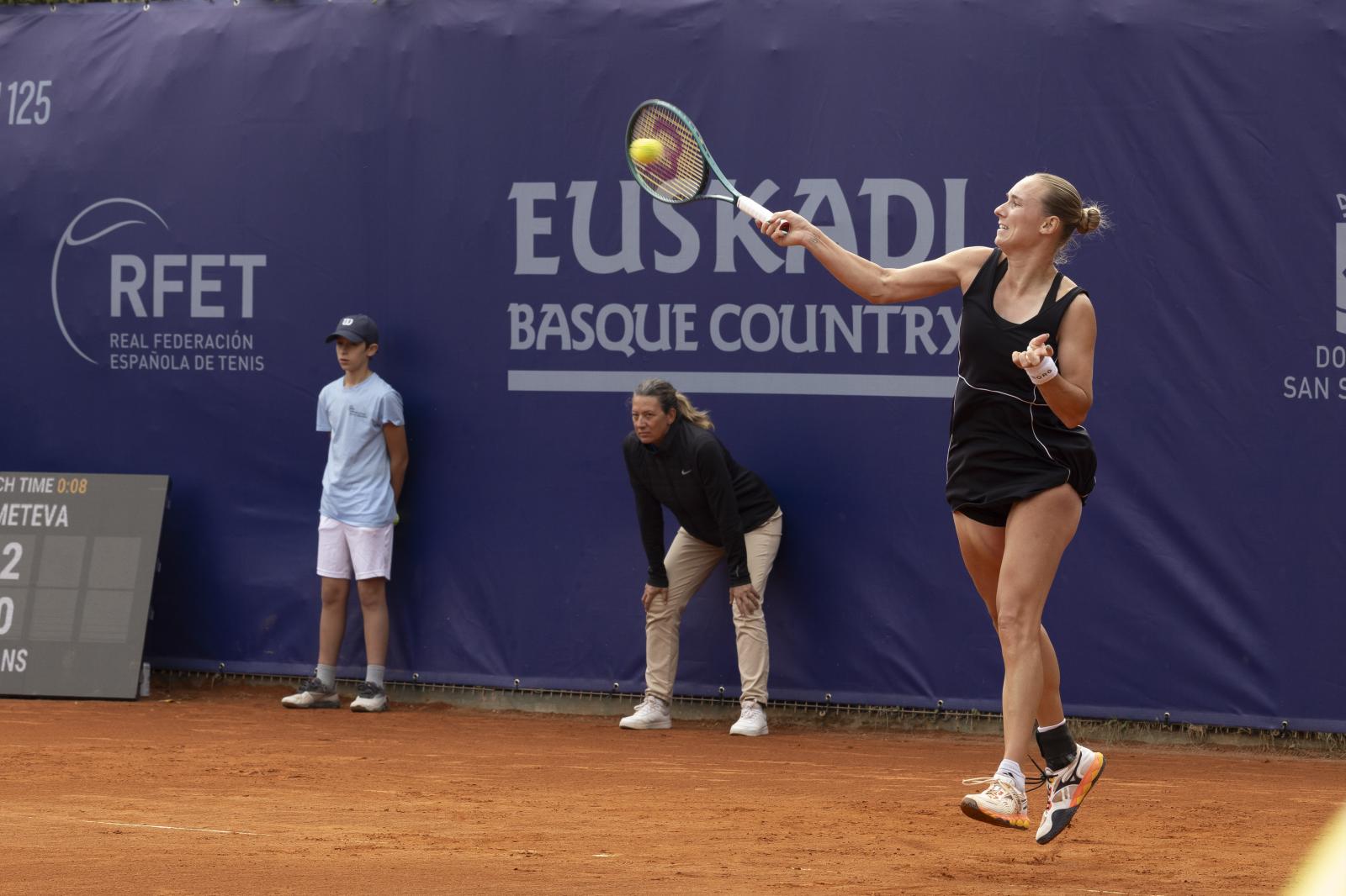 Gran ambiente en la final del torneo WTA de Donostia