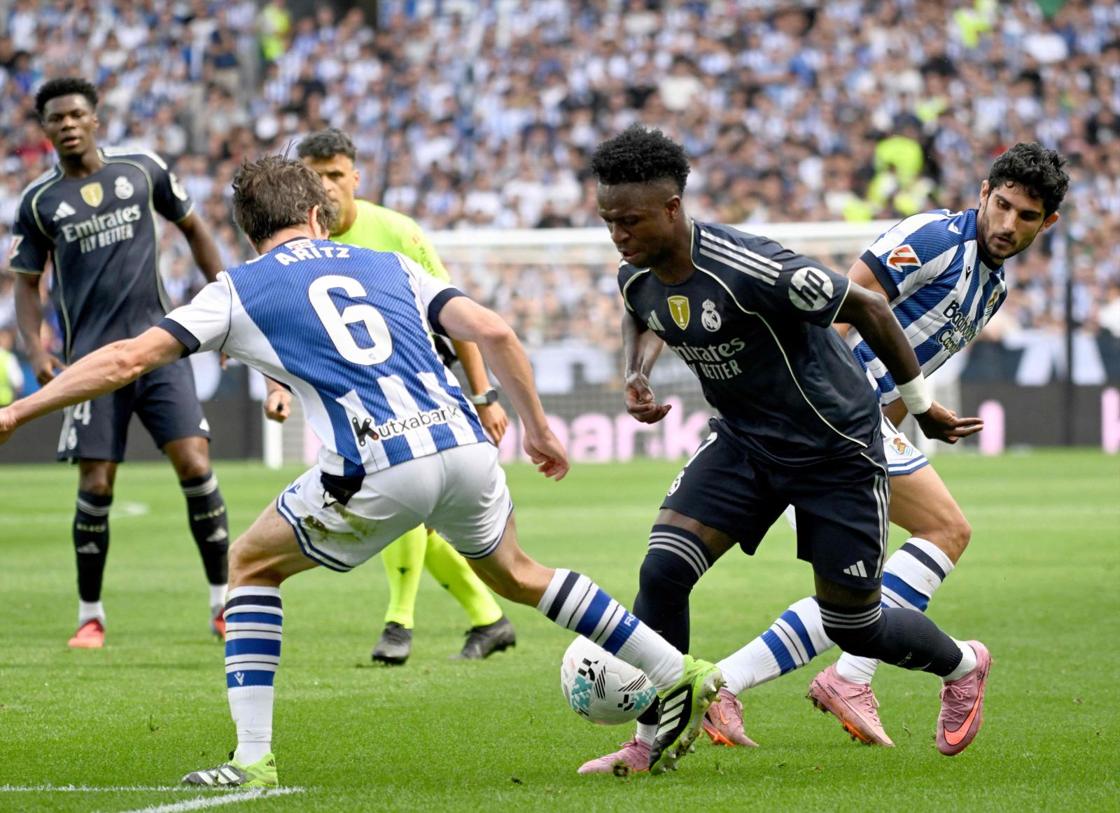 Las mejores imágenes del Real Sociedad - Real Madrid en Anoeta