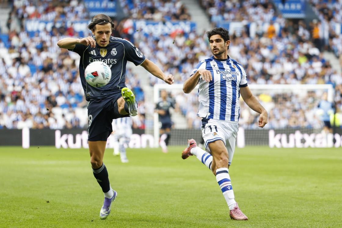 Las mejores imágenes del Real Sociedad - Real Madrid en Anoeta