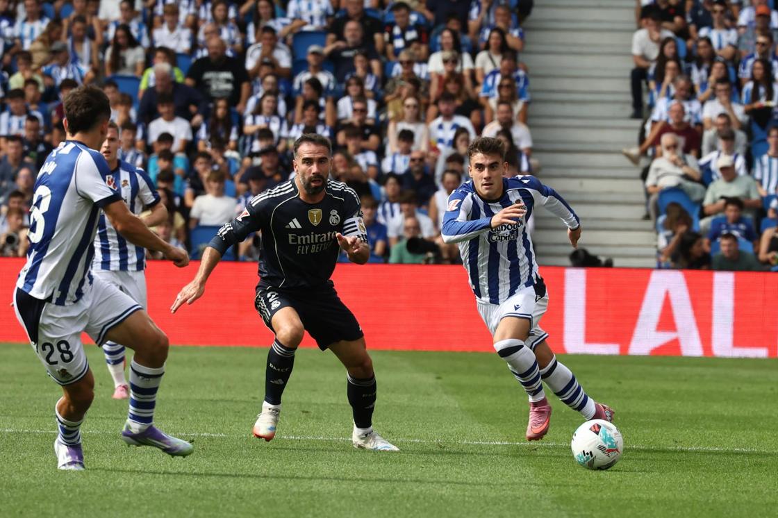 Las mejores imágenes del Real Sociedad - Real Madrid en Anoeta