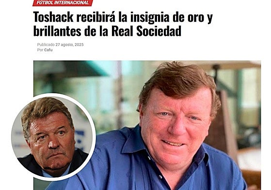 El periódico que confunde a Toshack con un miembro del dúo Los Morancos