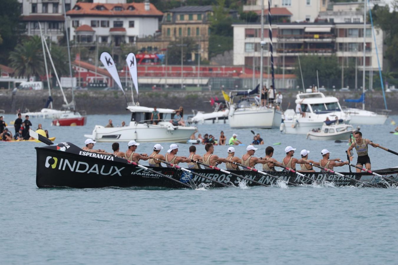 Las imágenes de la regata masculina